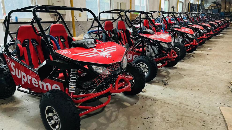 成人卡丁车沙滩车四轮越野摩托车大型全地形农夫车电动运动版自玺场地