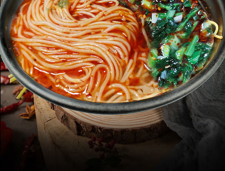 5折 小香厨重庆小面 清真小面132g6桶整箱 重庆小面132g*6桶【图片