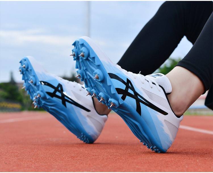 短跑跑鞋 体育生跑步钉鞋男女田径短跑8钉100米2百米400米800专业跑鞋