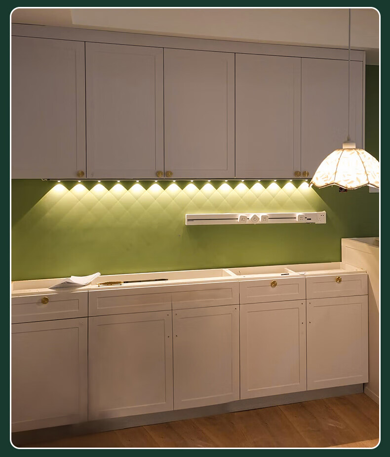 花语奇萌山丘感应灯插电式波纹感应长灯条鞋柜过道玄关酒柜猫眼射灯