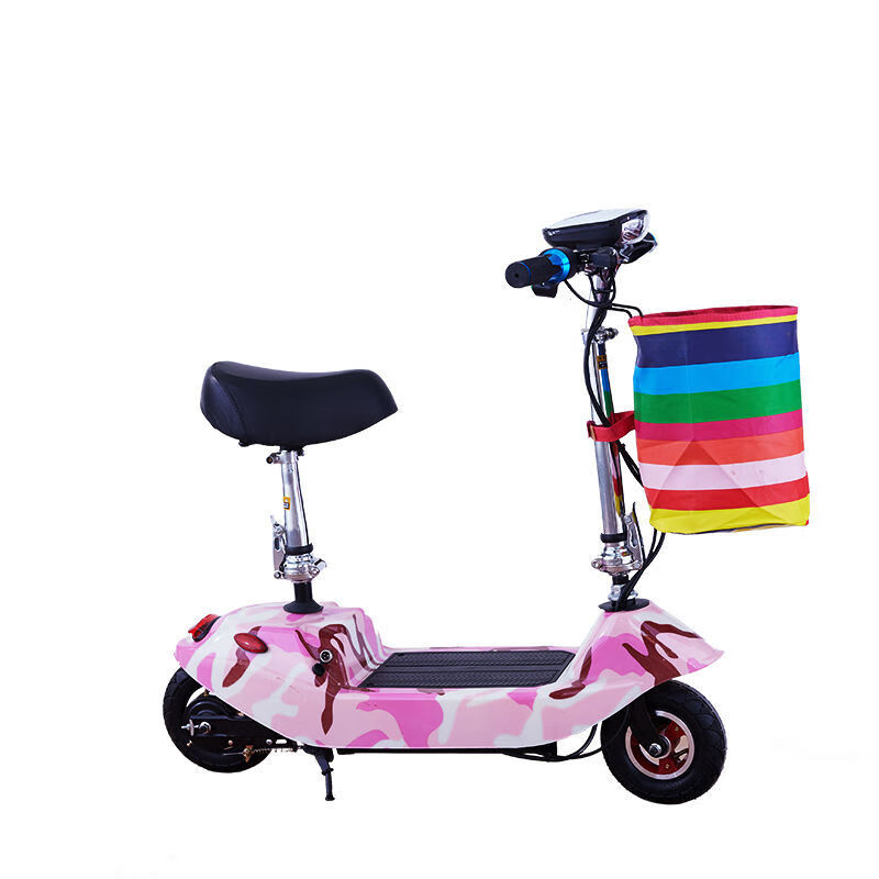 凤凰学生单人电动车轻便式可折叠小型车女士代步车神器成年滑板车同款