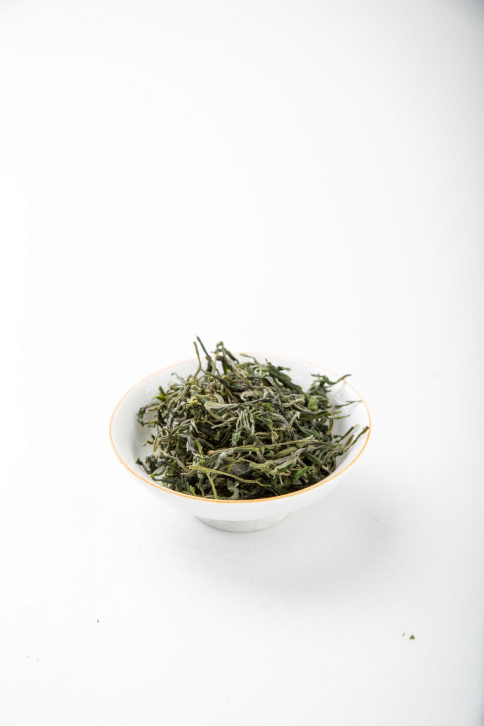 2022年野生绿茶原生态炒青纯手工揉捏成型天荒坪产区绿茶香味浓郁250g