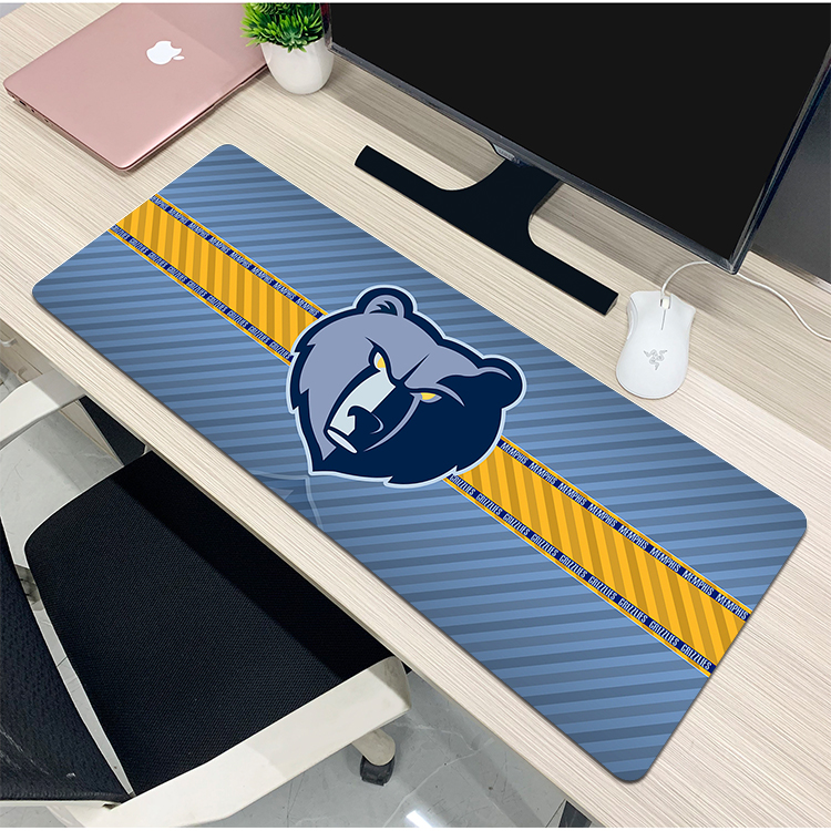 篮球场超大号长款鼠标垫nba篮球场大号长款鼠标垫桌垫锁边游戏电击