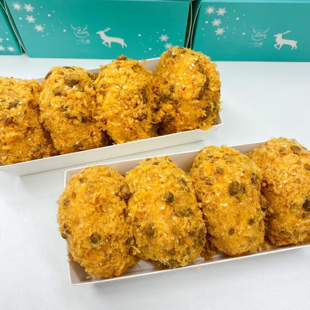 一只澜核桃爆浆松松小贝 酱多多早餐面包南京网红小点心美食【图片