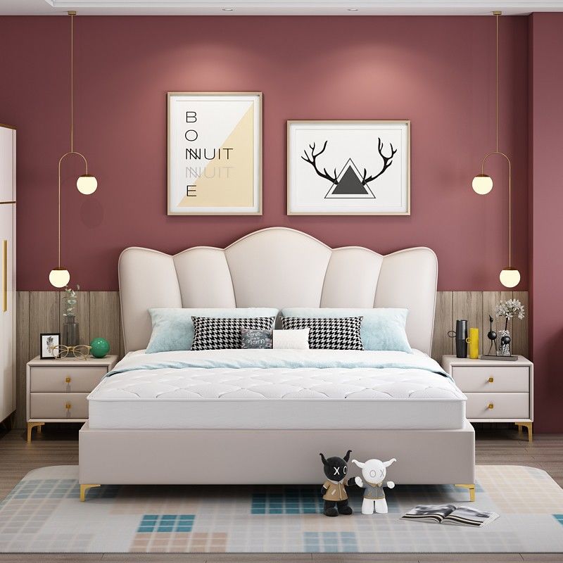 床头单买薄款落地单独床头板简约现代床靠背板软包轻奢家用房间床头 1