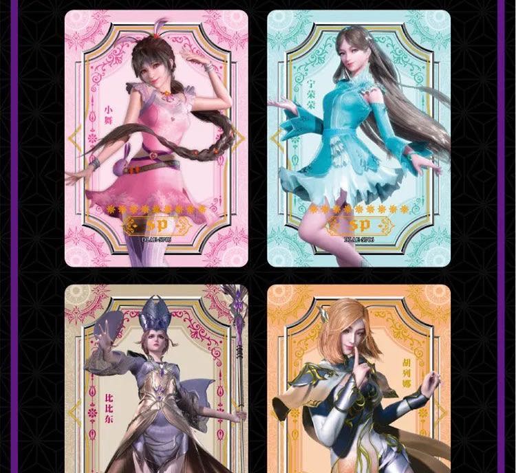 集卡社斗罗大陆卡片纪念版唐三mr周边武魂全套ur满星小舞卡牌整盒tsr