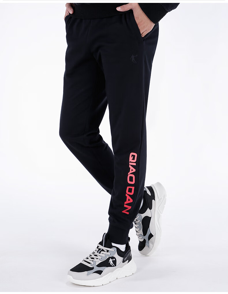 乔丹 运动裤女长裤2022新款服饰男女同款宽松大码束脚裤女透气耐磨