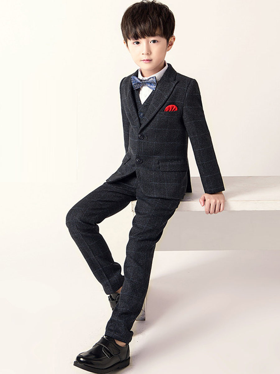 儿童王子礼服儿童西装套装男童礼服花童主持人王子钢琴服装演出英伦风