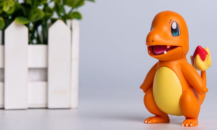 万代(bandai)神奇宠物小精灵皮卡丘可爱创意女礼物小火龙模型公仔摆件