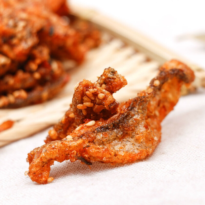香酥鱼皮 250g/袋 多规格 香酥鱼皮鳕鱼皮 即食原味油炸鱼干海鲜零食