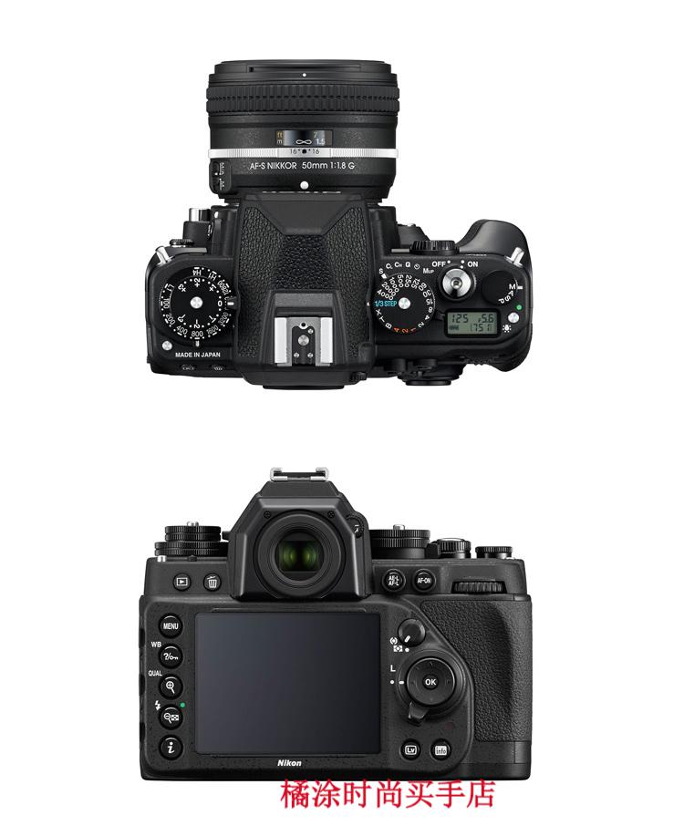 尼康(nikon) df 50mm 单反相机套机 全画幅复古照相机高速连拍 黑色
