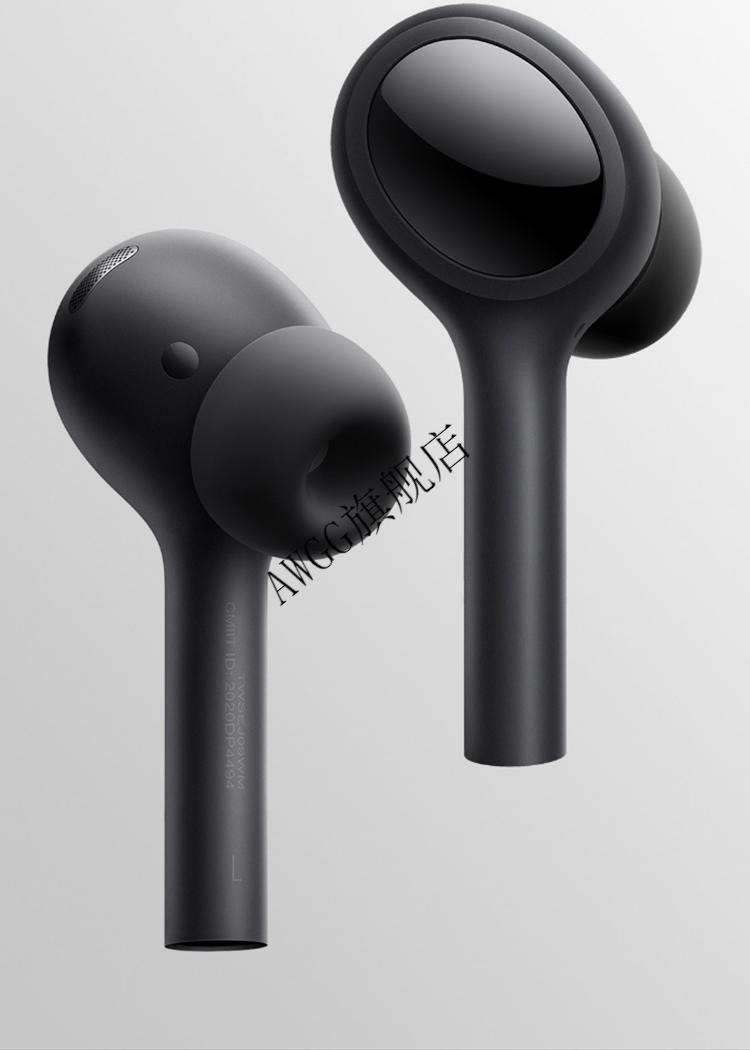 小米mi小米真无线蓝牙耳机air2pro黑色主动降噪手机耳机通透模式弹窗