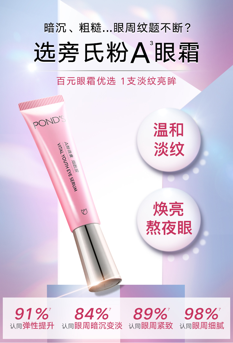 官方旗舰旁氏视黄醇粉a眼i霜a醇烟酰胺视黄醇粉修护紧致淡化细纹提拉