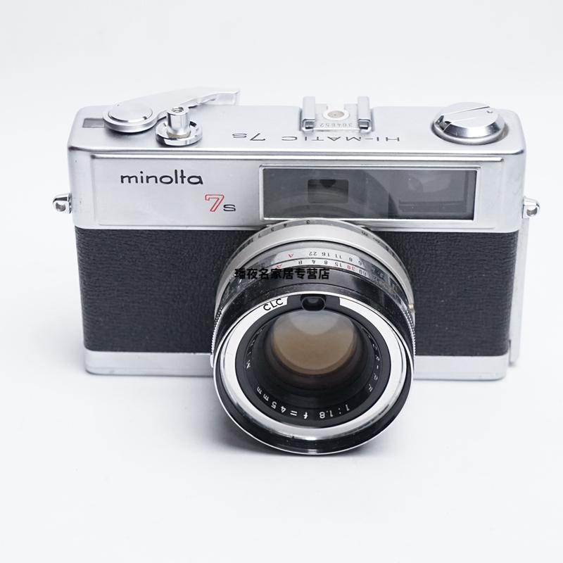 索尼(sony)同款美能达7s hi-matic银色胶片旁轴相机135胶卷测光黄斑