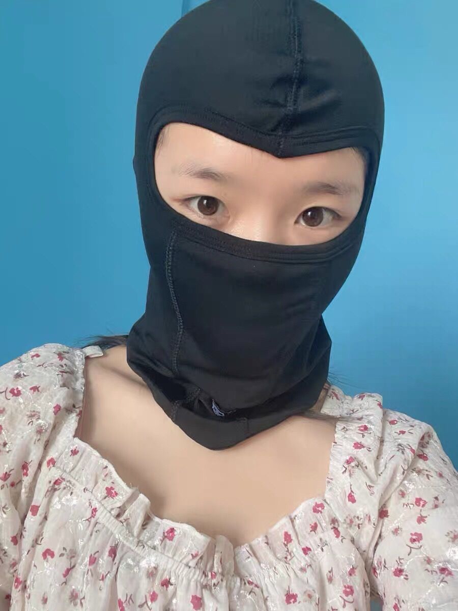 ls2摩托车头套四季头套防风防晒面罩吸汗透气舒适男女适用头罩 夏季