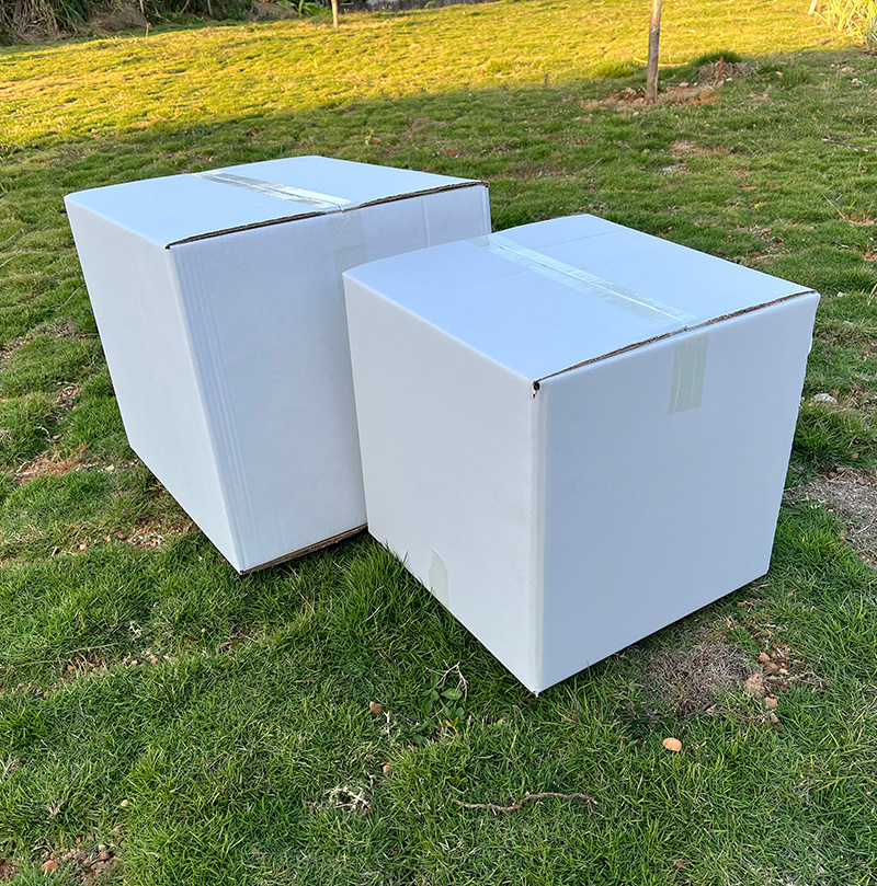 康满星白色正方形大纸箱子纸盒子正方体x50送礼物白盒纸壳箱超大包装