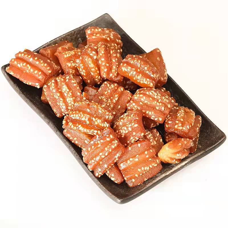 河南特产 老式手工果子糕点 口口酥羊角蜜芝麻果 芝麻果口味3斤 一斤