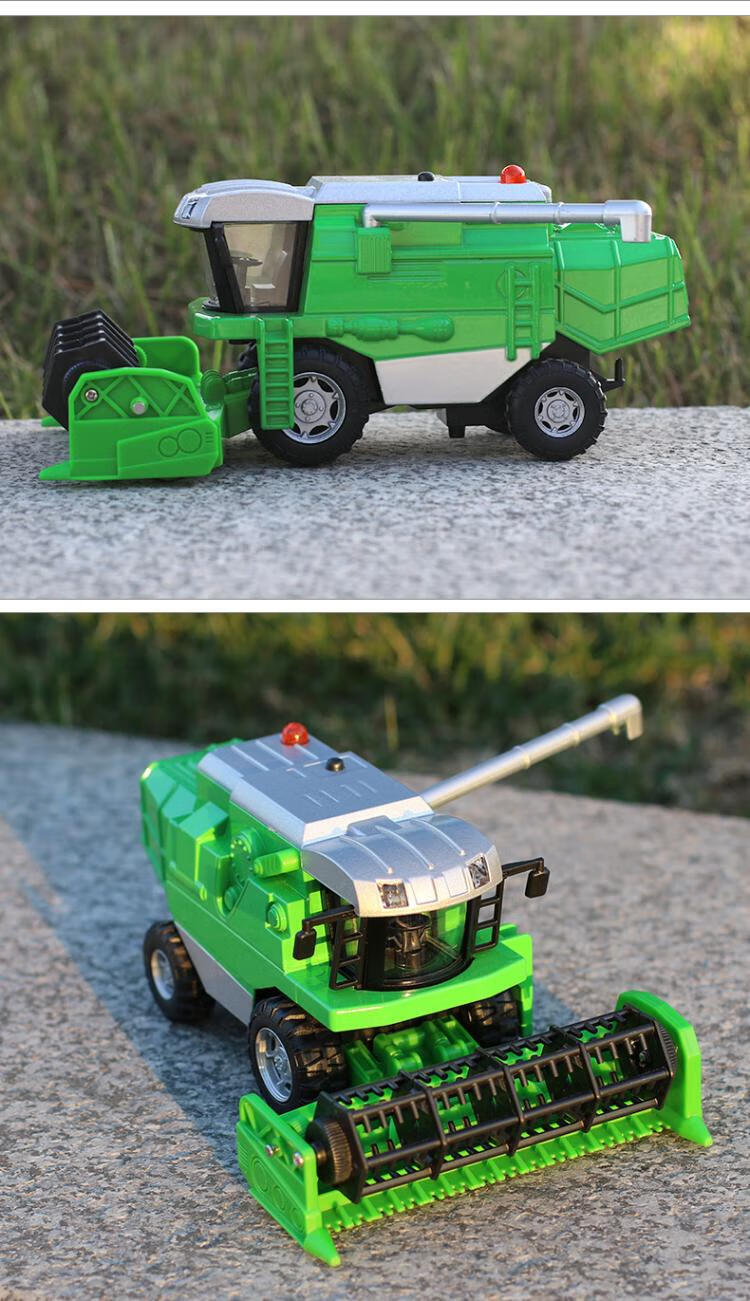 收割机玩具合金玉米小麦联合收割机模型大型拖拉机仿z真儿童玩具汽车