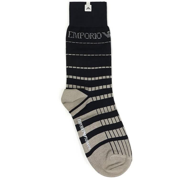 emporio armani 安普里奥 阿玛尼 男女款袜子鹰标logo微标高筒袜