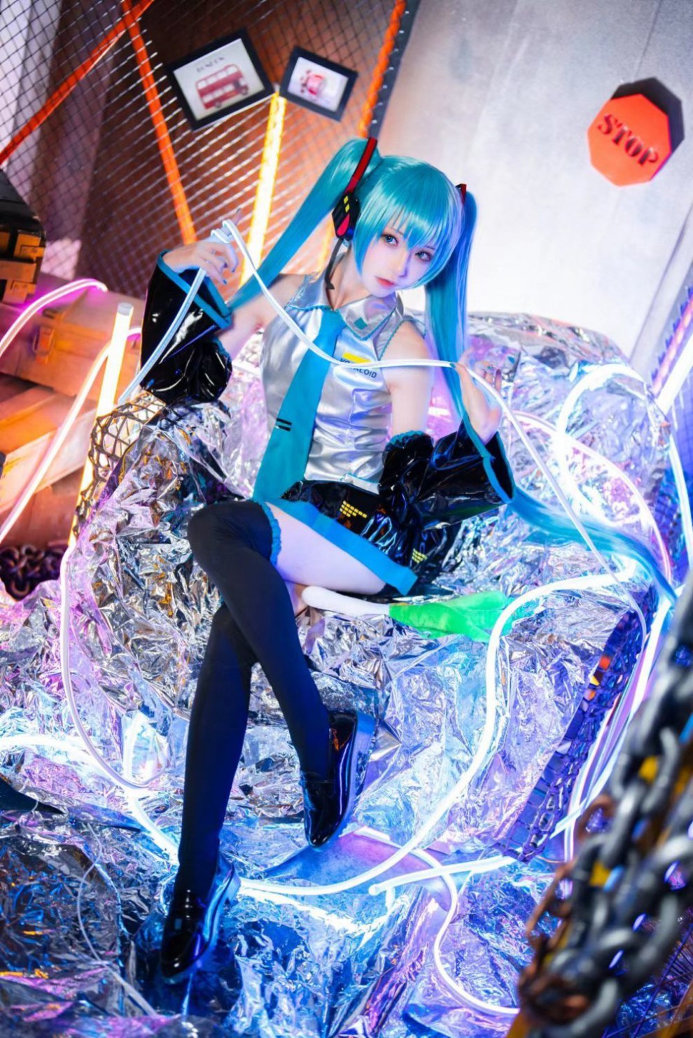 dcoud初音未来miku公式服cos服初音衣服初音cosplay服装游戏周边初音