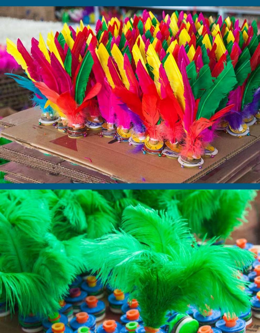 燕成人健身儿童小学生幼儿园耐踢鸡毛羽毛大白毽球15厘米快速高手10个