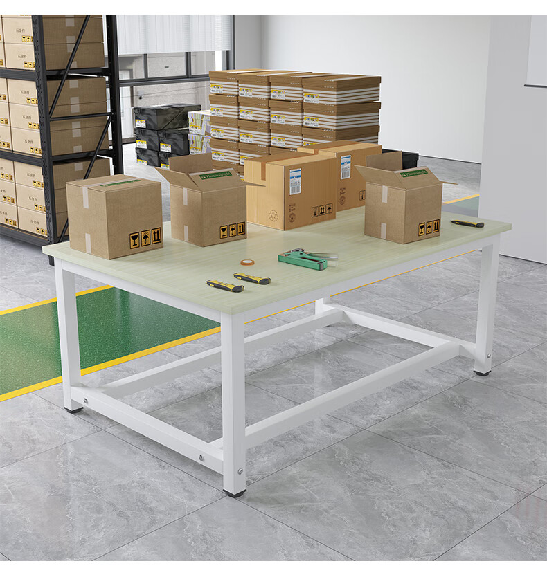 玉石直播桌子 工厂工作台大桌子裁剪台仓库快递打包台车间包装操作台