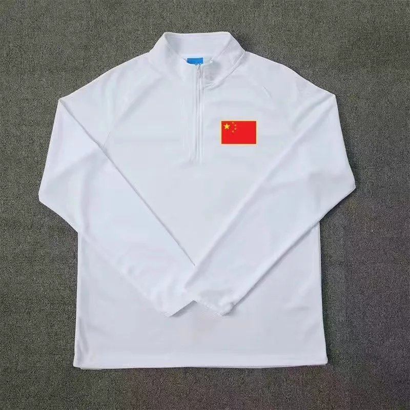 tvrv半拉链省队长袖田径服套装训练服体育生跑步体考男女速干卫衣秋冬