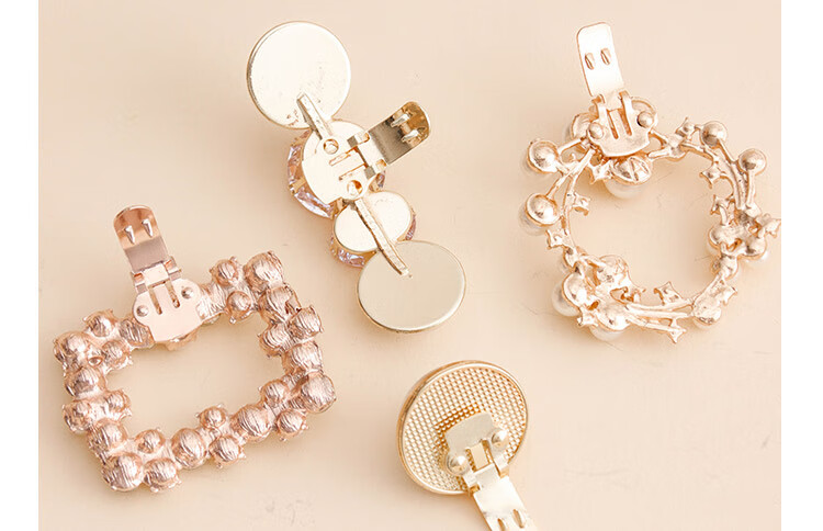 鞋扣装饰配件 珍珠鞋扣配件高跟鞋钻扣可拆卸鞋饰婚鞋装饰配饰卡扣