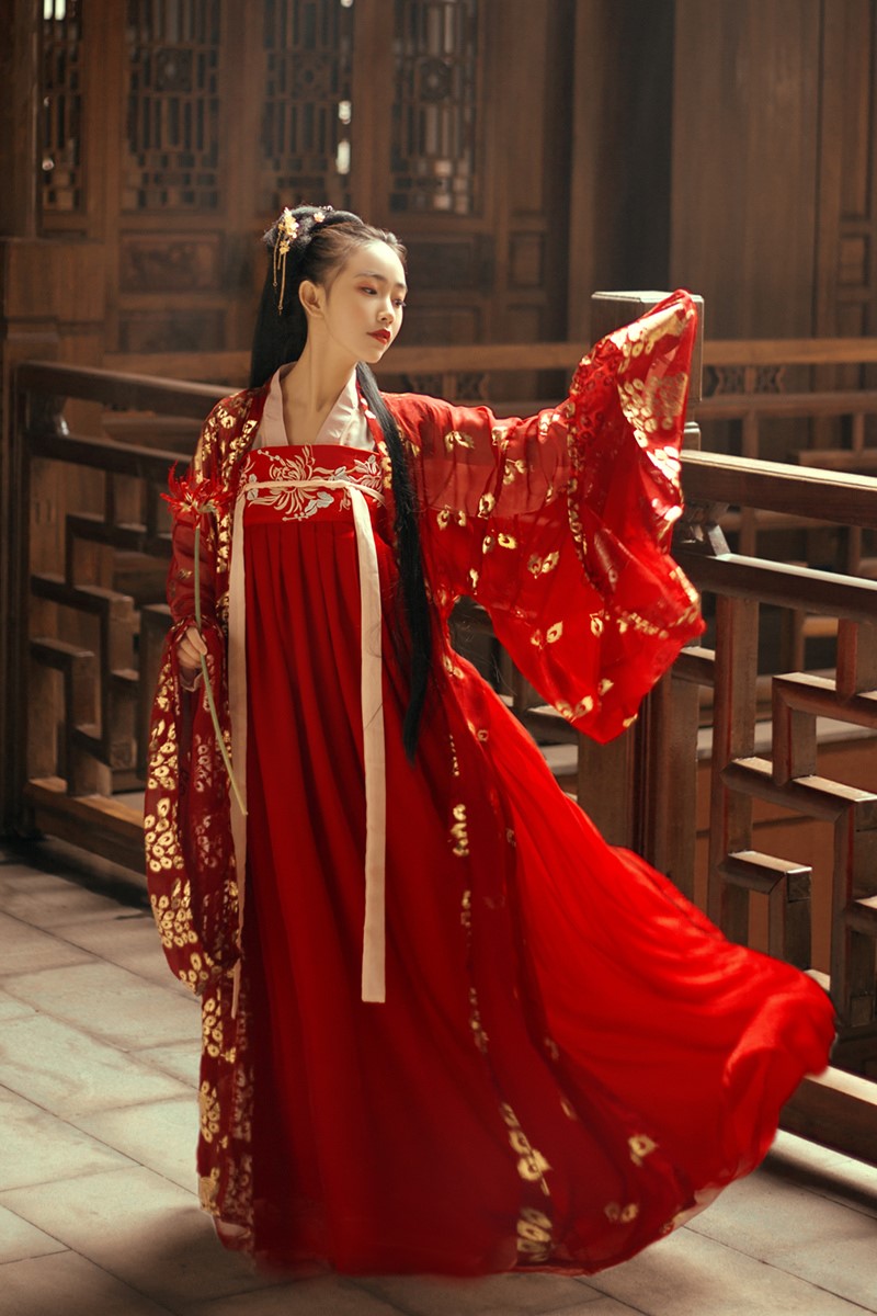 南糖三色九尾鲛汉服人泪汉服正版九尾汉服九夜汉服学生般若汉服龙母