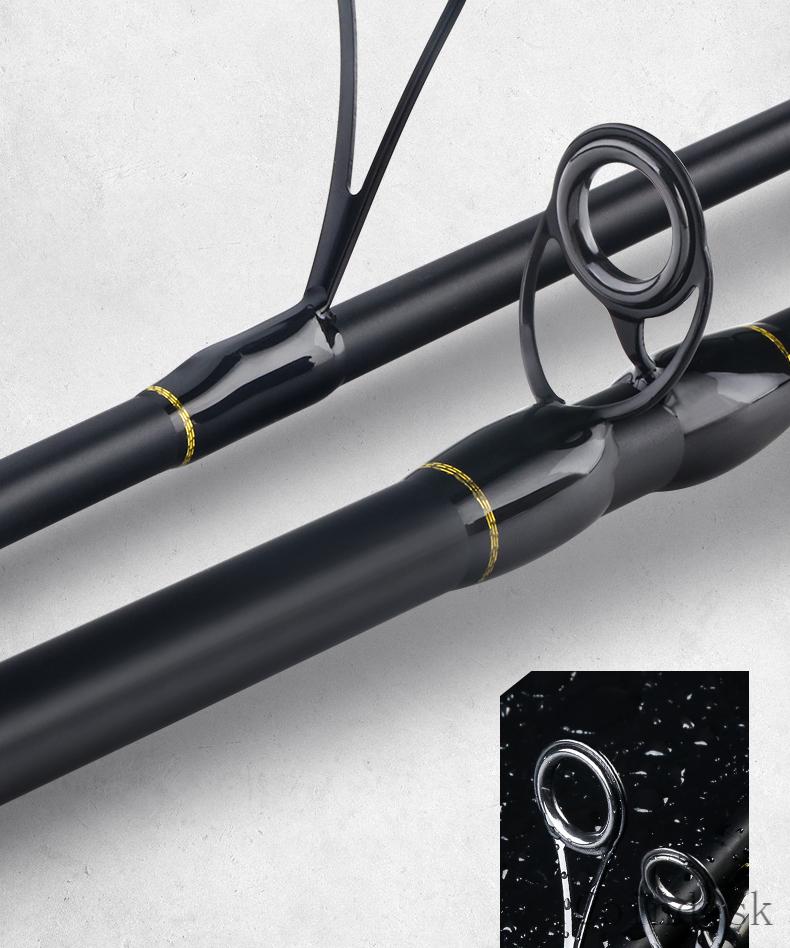 鱼猎人征途 鱼猎人路亚竿直柄单竿远投ul调微物马口杆打黑碳素钓竿