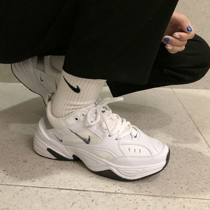 hkdq莆田纯元m2k老爹鞋男冬季内增高风鞋潮ins超火街拍情侣跑步鞋 k01