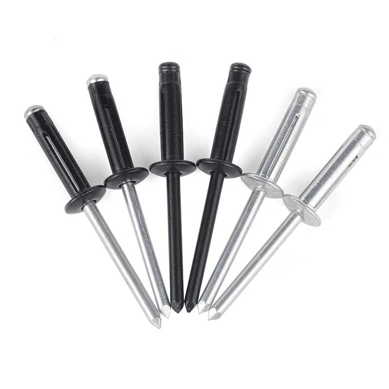 灯笼抽芯铆钉全铝大帽沿拉铆钉三爪黑色汽车用酒盒用拉钉铆钉4020本色