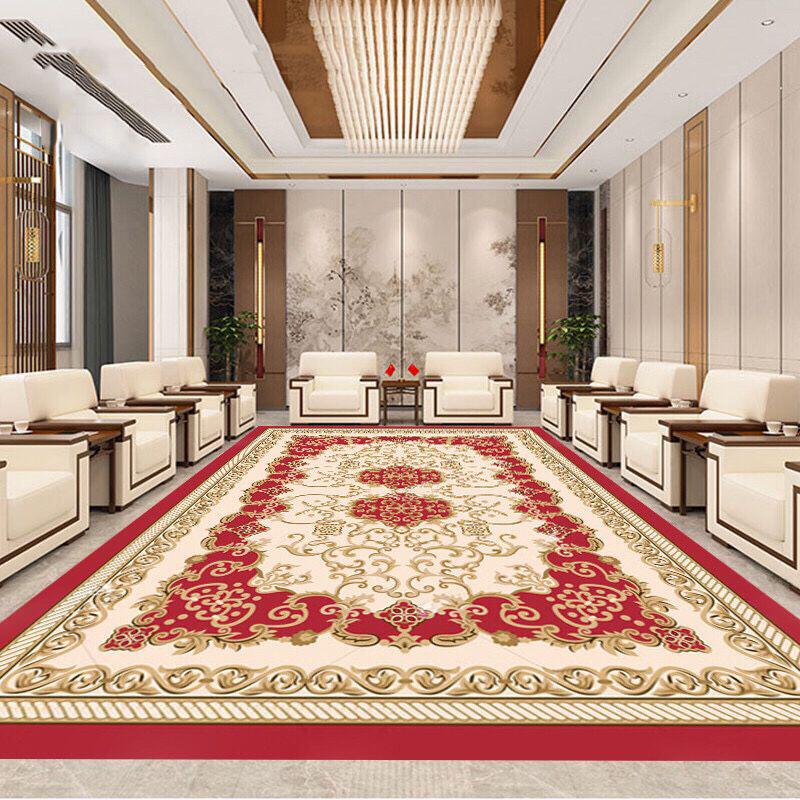 定制会议室满铺加厚手工羊毛腈纶大地毯现代新中式贵宾接待室商用j6