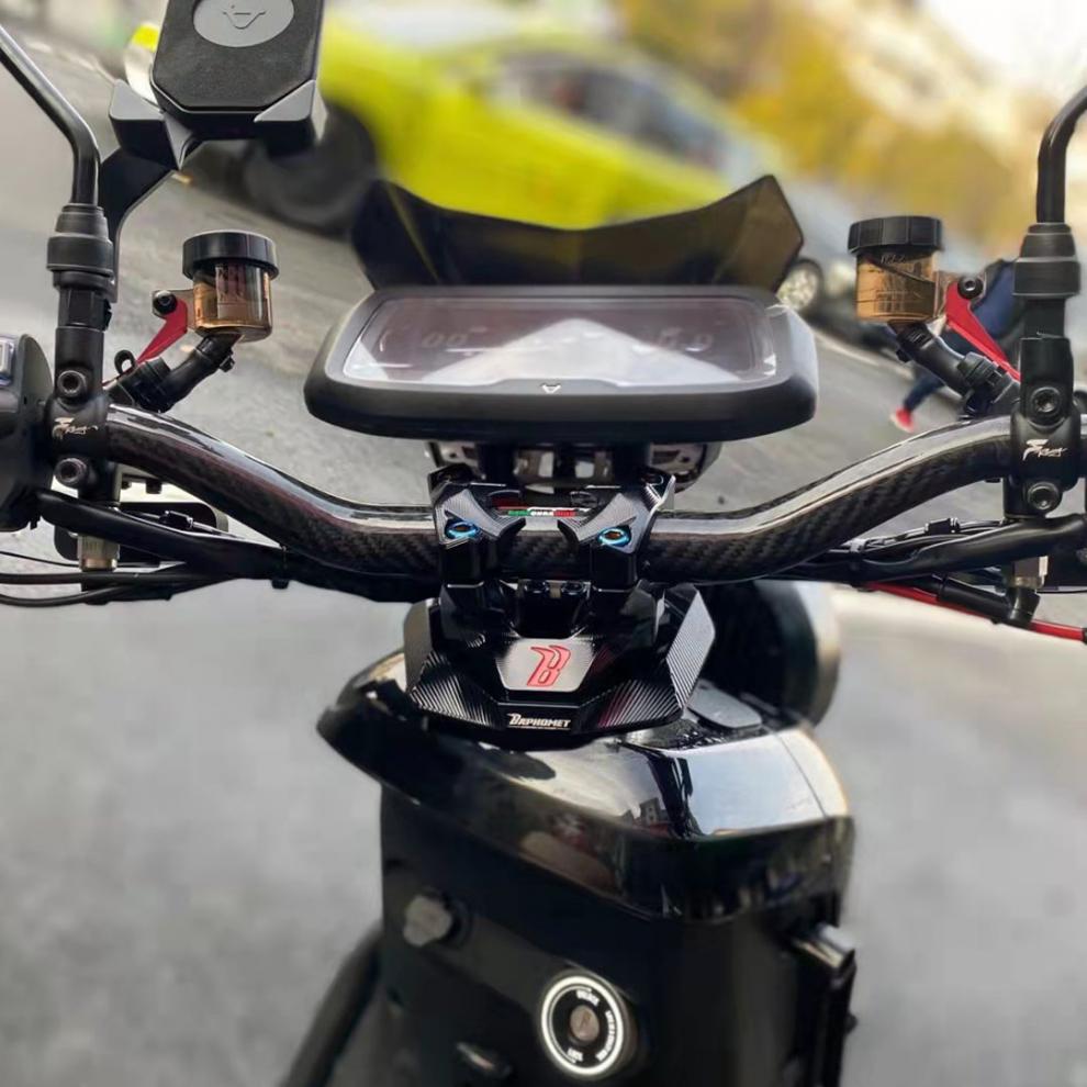 适用于电动车u1 u  n1s uqi巴风特改装龙头底座变径车把手cnc铝合金