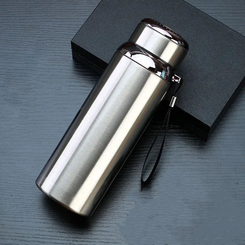 不锈钢316保温壶大容量外出便携水壶提绳车载旅游壶家用保温壶土豪金