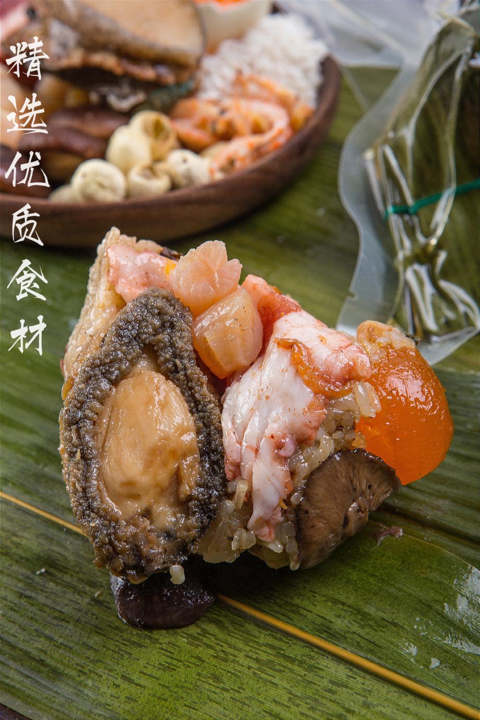 广东潮汕粽子 肉粽蛋黄 端午双拼汕头老妈宫潮州粽球糯米手工新鲜