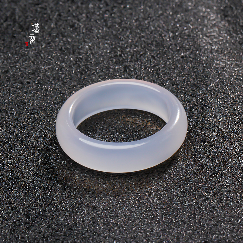 官方自营荔枝冻戒指荔枝冻玛瑙戒指女细时尚个性小众设计简约冷淡风