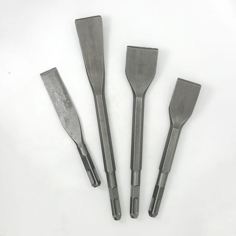 电镐头凿子 弯凿电锤冲击钻头电钻工具方柄 尖扁镐钎破墙碎铲槽王 方
