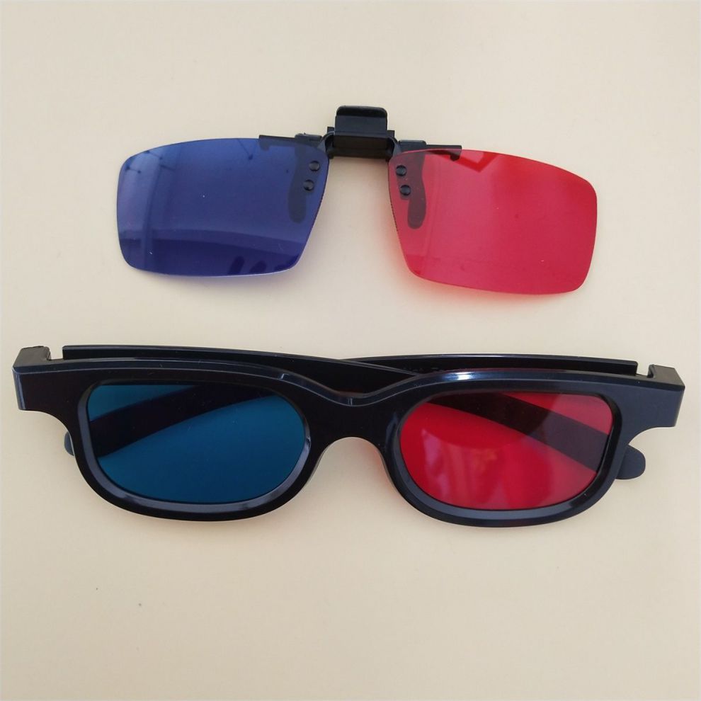 红蓝眼镜 红蓝方夹片【图片 价格 品牌 报价】-京东