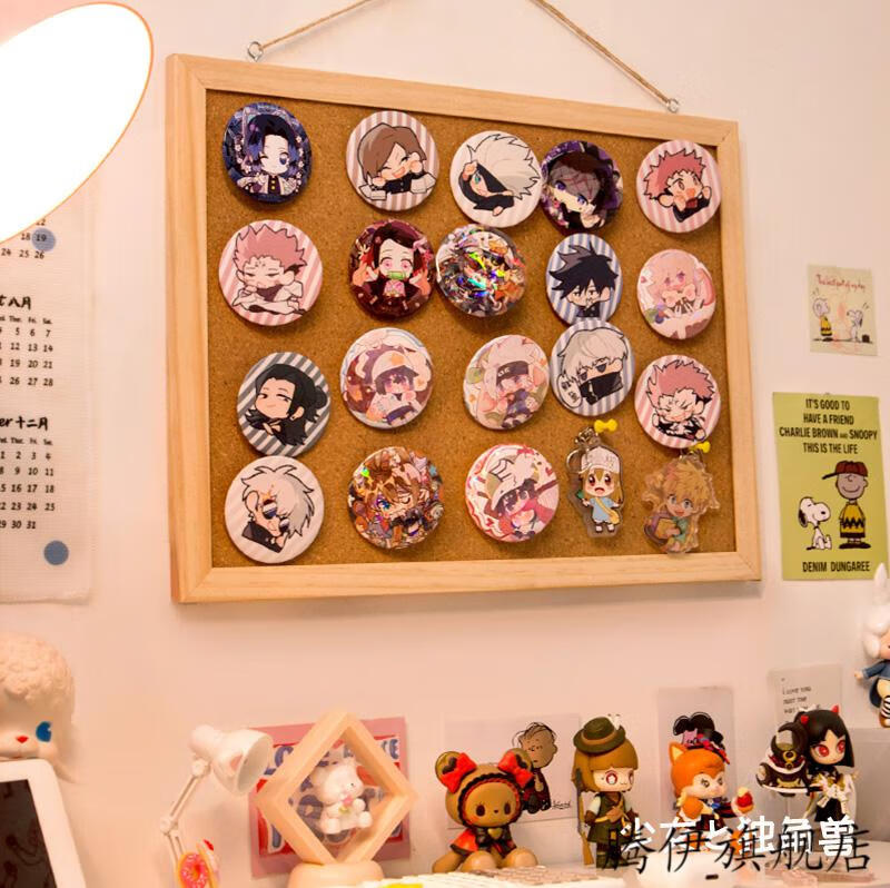 吧唧展示架吧唧展示框徽章挂件软木板痛墙盲盒动漫周边保护套吧唧收纳