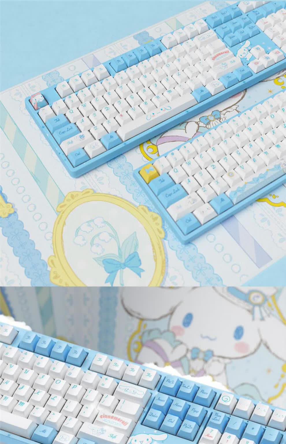 akko玉桂狗键盘 雷蛇akko 3068b/5108b/s玉桂狗大耳狗联名机械键盘