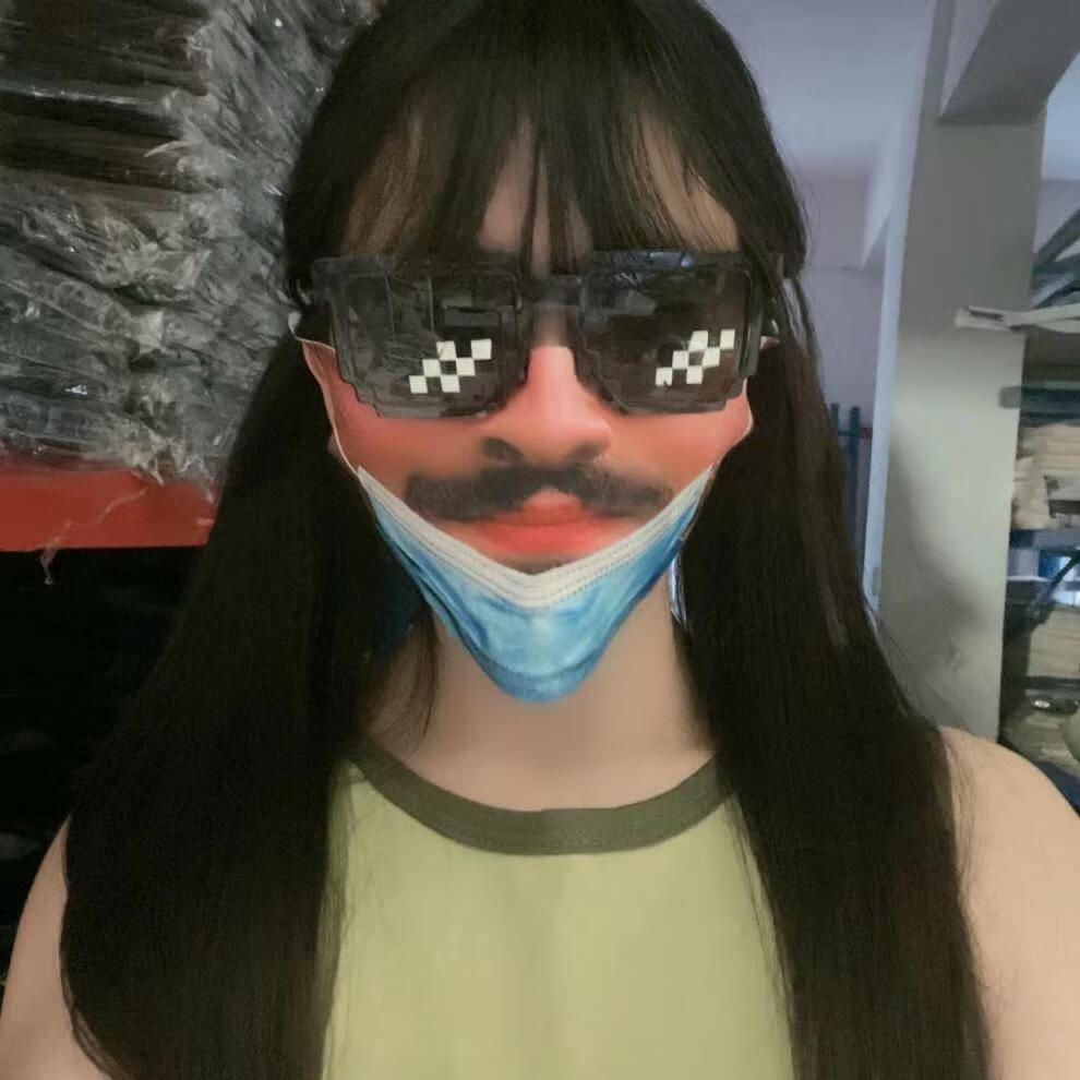 元族新品抖音搞笑口罩抖音网红同款仿真人脸口罩搞怪恶搞笑半脸嘴巴