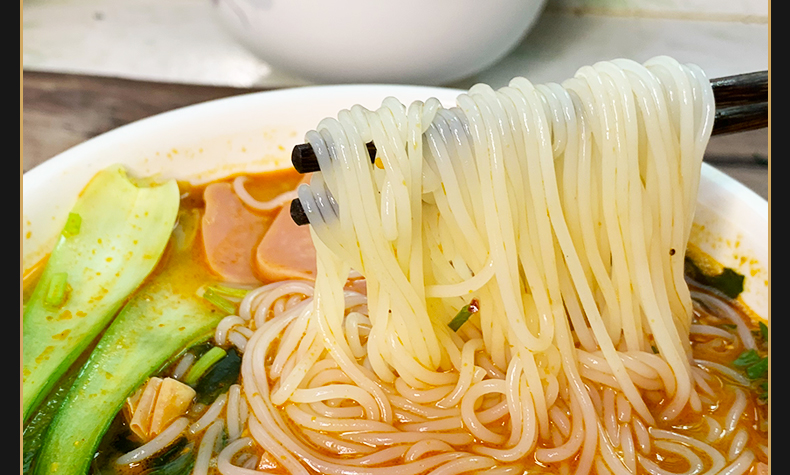 陕西长安米线米德范麻辣细过桥待煮米粉袋装速食粉丝手工带调料包