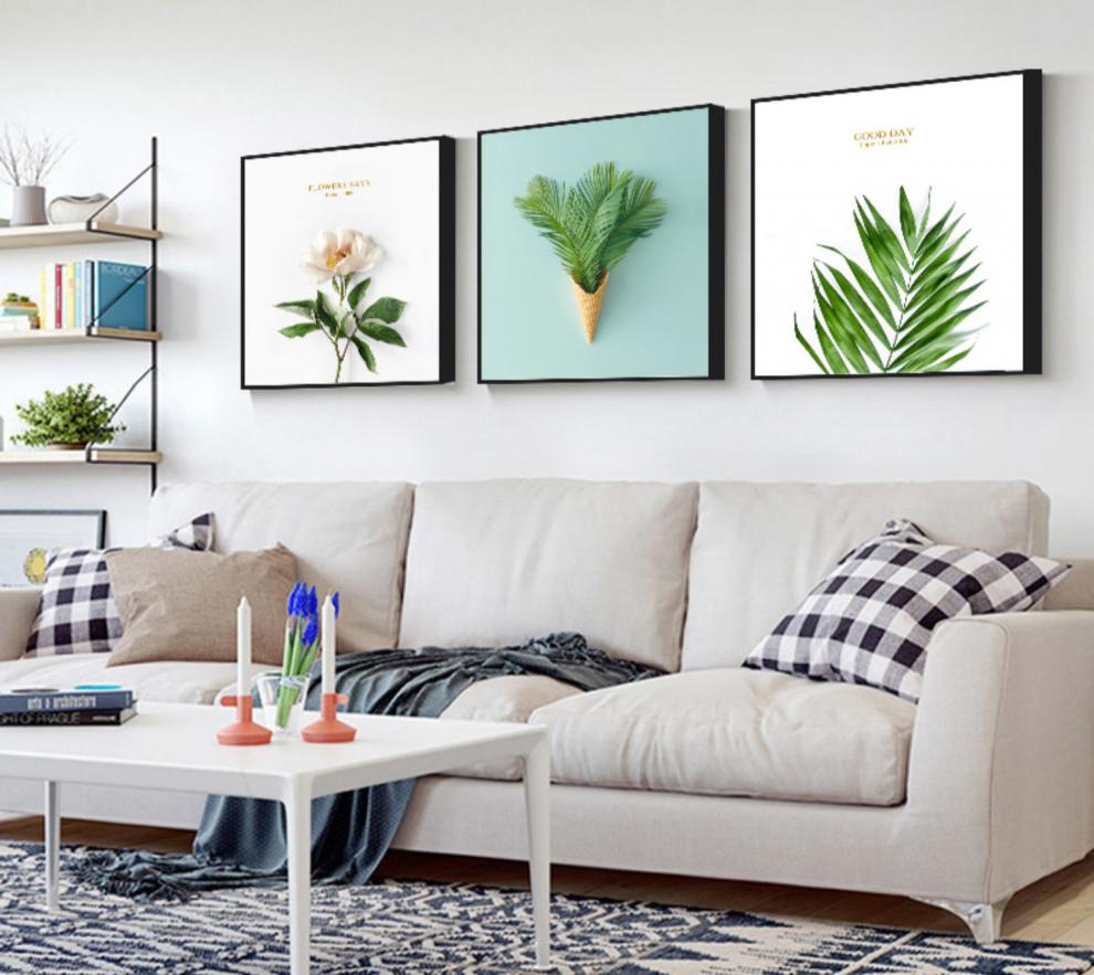 居壹生沙发餐厅床头卧室壁画挂图玄关画北欧客厅装饰画现代简约沙发