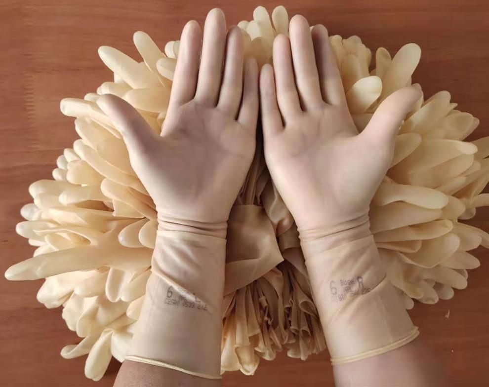 厨师专用手套 做菜家庭做饭手套紧手专用厨房手套洗碗耐用天然乳胶可
