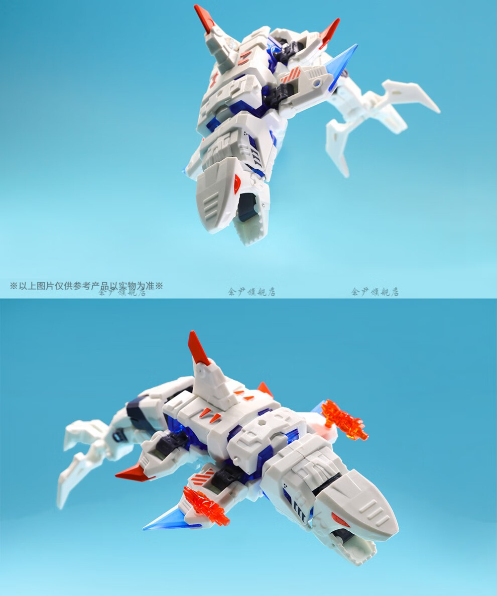 现货bb-17gw猛兽匣系列大白鲨 鲨鱼 潮玩机甲变形模型玩具 bb-27水牛