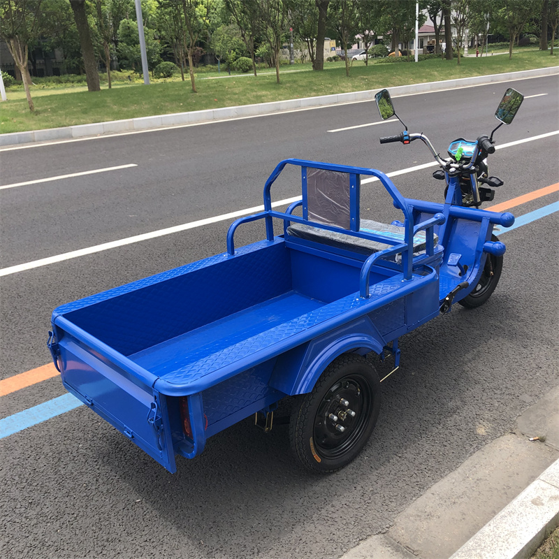 摆地摊电动三轮车 电动三轮车家用载货接孩子摆地摊平板车山区爬坡