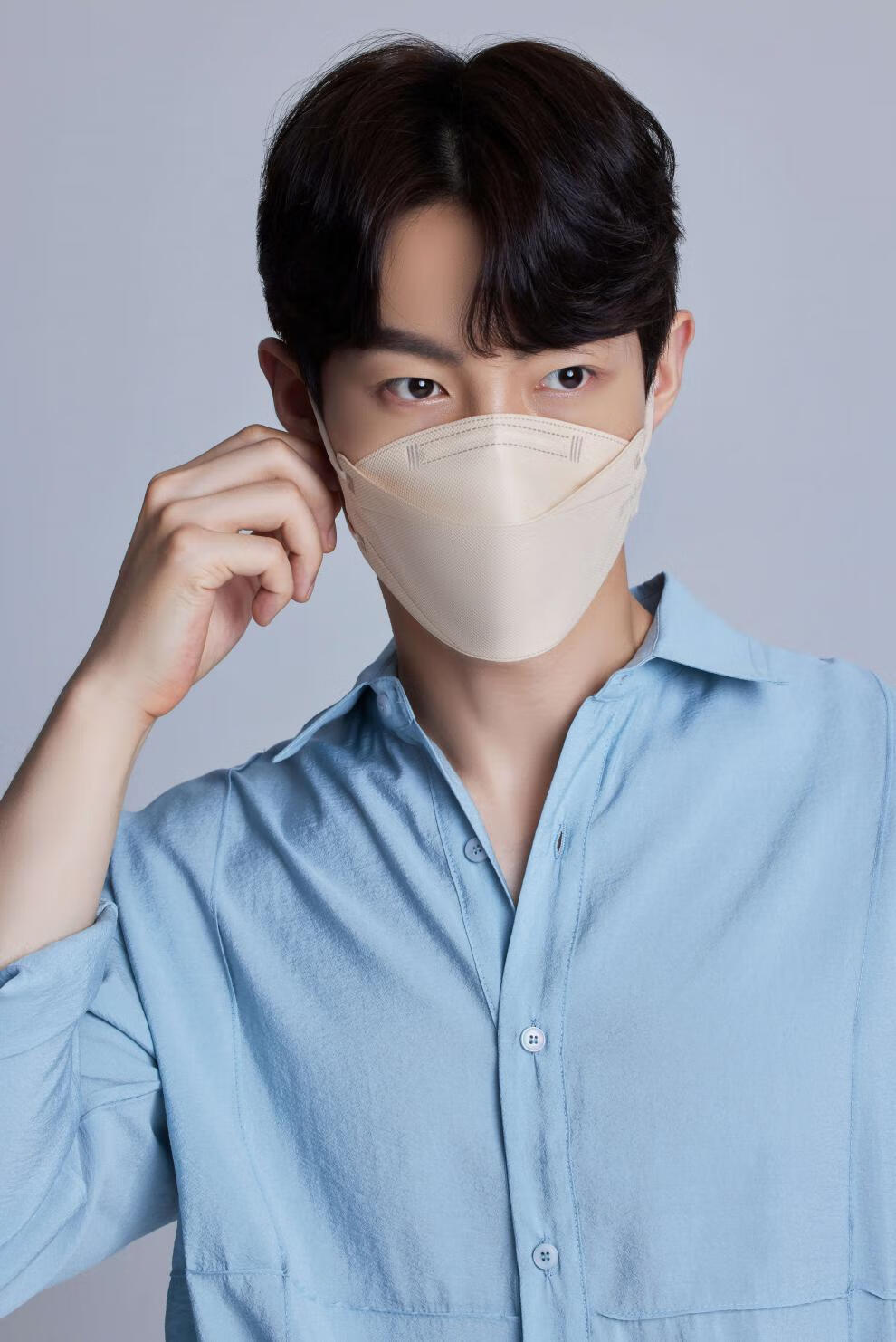 现货韩国etiqa进口kf94明星款折叠3d立体时尚防护口罩 【现货】灰色 8