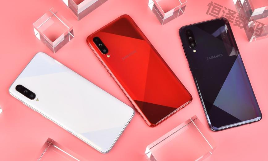 samsung/三星 galaxy a70s sm-a7070通4g原装行货手机 a70珊瑚橙 128