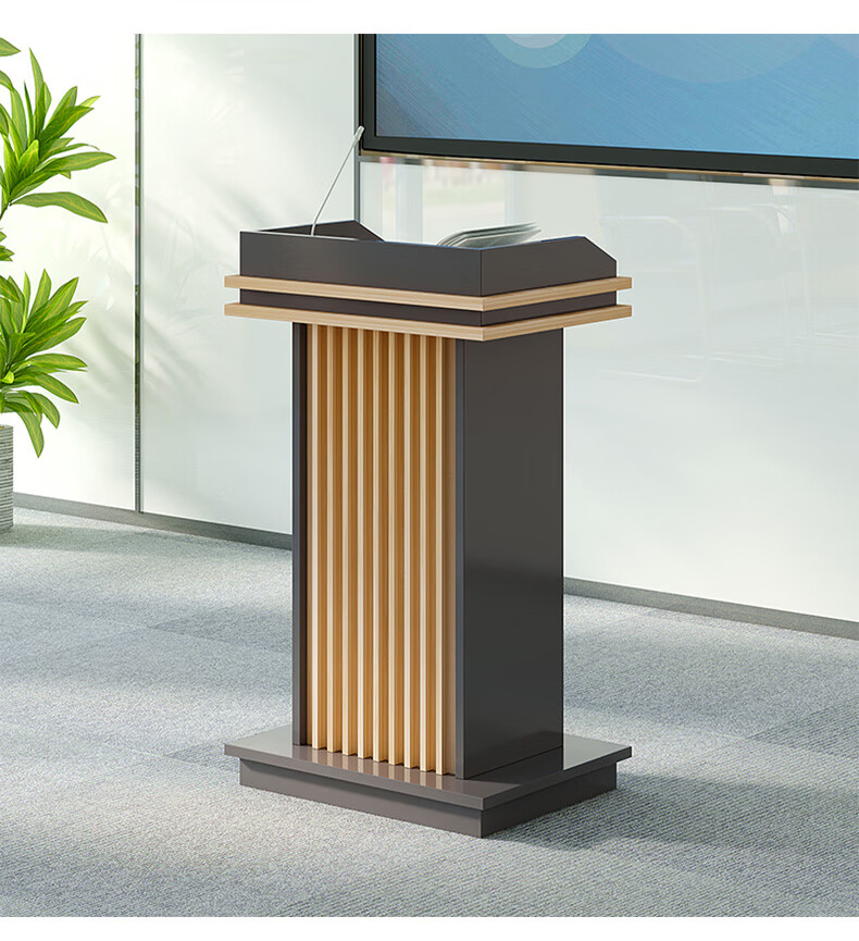 讲台桌老师教师讲台演讲台教室专用讲桌发言台培训机构会议室简约现代